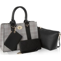 MKF Collection It Is Better Holiday With 4 Pcs Satchel Handbags by Mia K. Farrow