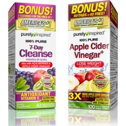 Purely Inspired Apple Cider Vinegar and 7-Day Cleanse Weight Loss Supplements