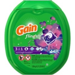 Gain Flings Moonlight Breeze Laundry Detergent Packs, 81 Count