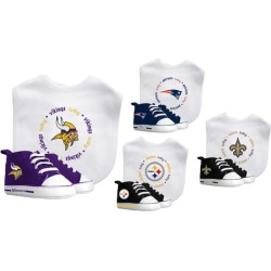 Baby Fanatic NFL Bib and Infant's Shoe Set