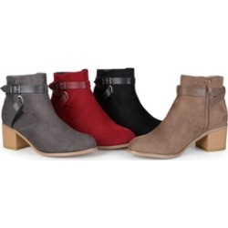 Journee Collection Womens Round Toe Two-tone Booties