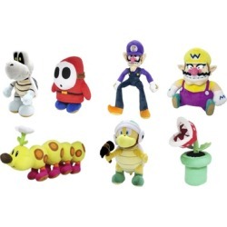 Little Buddy Super Mario All Star Plush Toys - 7 Characters Available