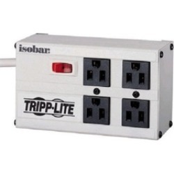 Isobar 4 Wide Spaced Outlet Surge Protector Power Strip, 6ft Isobar 4 Wide Spaced Outlet Surge Protector Power Strip, 6ft