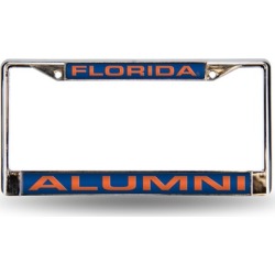 NCAA Alumni Laser Cut Chrome License Plate Frame