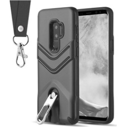 Insten The Victory Hybrid Case Lanyard w/stand For Samsung Galaxy S9 Plus