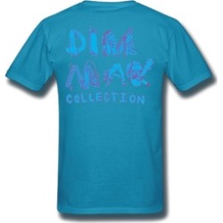 Zeeze Unisex Niceda Dim Mak Records Black Baby Blue Tee