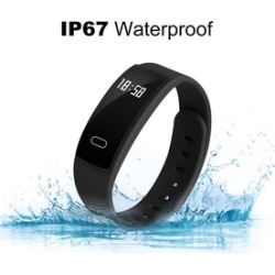QS80 Heart Rate Smart Wristband Sleep Monitor Call Reminder