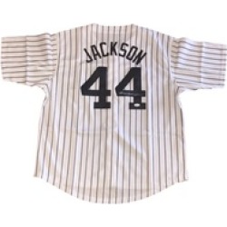Autographed Reggie Jackson New York Yankees Custom Jersey White FHS146