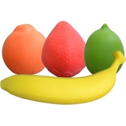 Fidget Fruit Toy - Stress Ball - Hand Strengthener - Banana Light Density