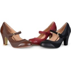 Journee Collection Womens Two-tone Tweed Mary Jane Pumps