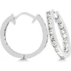 Jewelry 4 A Queen 19 MM INSIDE OUT HOOPS