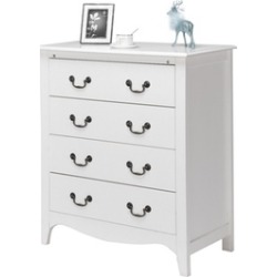 4 Drawers Chest Dresser Organizer Storage Cabinet Bedroom Furniture