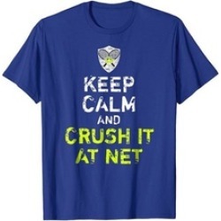 Keep Calm & Crush It At Net Funny Tennis Lover's T-Shirt