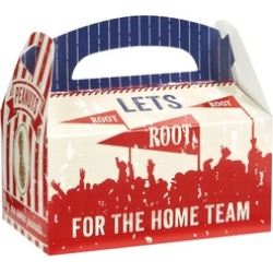 Buyseasons 232764 Baseball Time Empty Favor Boxes, Multicolor