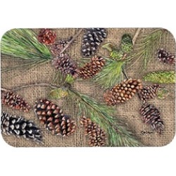 Carolines Treasures 8735CMT 20 x 30 in. Pine Cones Kitchen Or Bath Mat