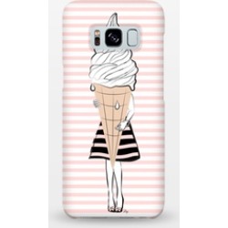 Designers Cases ArtsCase Ice Cream Girl for Galaxy S8 and S8 Plus