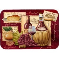 Carolines Treasures PTW2046LCB Wine And Cheese Glass Cutting Board Large