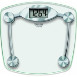Taylor Glass and Chrome Digital Bathroom Scale, 400 Lb. Capacity
