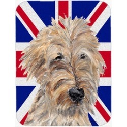 Carolines Treasures SC9859LCB Golden Doodle With English Union Jack British Flag