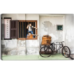 Street Art in Georgetown - Photography Canvas Art Print