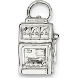 Sterling Silver Slot Machine Charm
