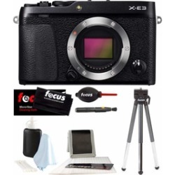 Fujifilm X-E3 Mirrorless Digital Camera (Black) and Accessories Bundle