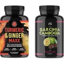Angry Supplements Turmeric & Ginger Maxx and Garcinia Cambogia Set