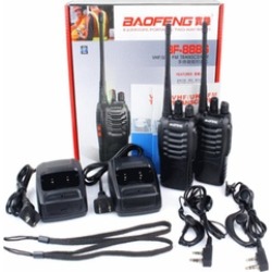 1 Pair Baofeng BF-888s 888s UHF 400-470MHz Two-way Ham Radio
