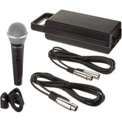 Rockville High-End Metal DJ Handheld Wired Microphone Mic w (2) Cables