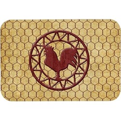 Carolines Treasures SB3085CMT Rooster Chicken Coop Kitchen or Bath Mat