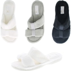 Gold Toe Women's Memory Foam Microterry Spa Bath Slide Slipper