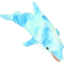 Sunny Toys FG7108B 12 In. Dolphin - Blue, Finger Puppet