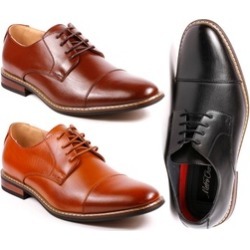 Metrocharm Alex-04 Men's Lace Up Cap Toe Oxford Dress Shoes