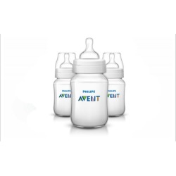 Philips Avent Anti-colic Baby Bottles Clear, 9oz 3 Piece