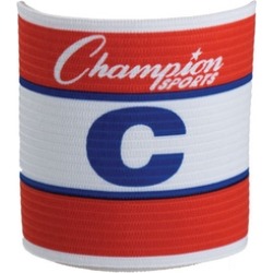 Champion Sports SCA Official Adjustable Captains Armband Red & White & Blue