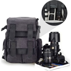 CADEN M5 Travel Double Shoulder DSLR SLR Camera Bag Laptop Backpack For Canon