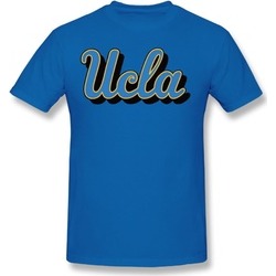 SDETY Ucla Bruins Basketball Gear Logo Crew Neck Royal Blue Tee