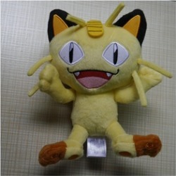 Pokemon Meowth plush stuffed animal doll toy