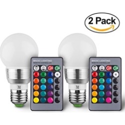 Massimo Retro LED Color Changing Light Bulbs 2pk Massimo Retro LED Color Changing Light Bulbs 2pk