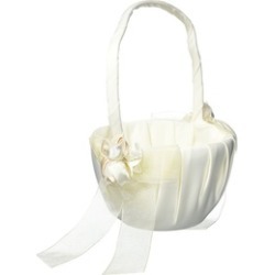 Beverly Clark 41VI Amour Flower Girl Basket - Ivory