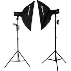 Excelvan 220W 2 Strobe Studio Photography Photo Flash Light Kit