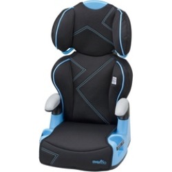 Evenflo AMP High Back Car Seat Booster, Blue Angles