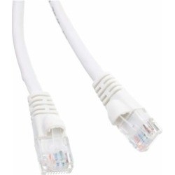 CableWholesale 10X6-09135 Cat5e White Ethernet Patch Cable Snagless