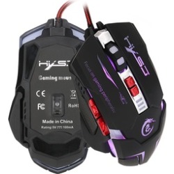 HXSJ USB wired Discoloration Russian version of the game keyboard Gaming Mouse