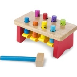 Melissa & Doug Deluxe Pounding Bench Wooden Toy