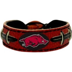 Sports Team Color NCAA Gamewear Leather Football Bracelet