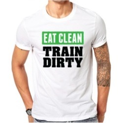 Eat Clean Funny T Shirt