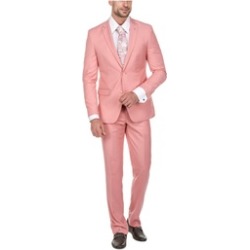 Porto Filo Pink Slim Fit Mens Suit
