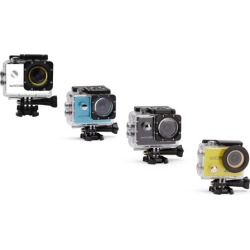 TechComm 4K Ultra HD Waterproof Action Camera with Accessories Bundle