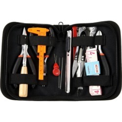 Luxxio Jewelry Beading Making Tools Kit Crafting Repair with Zipper Storage Case